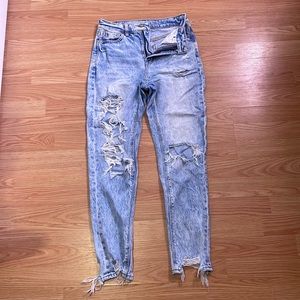 American Eagle Outfitters regular light washed jeans